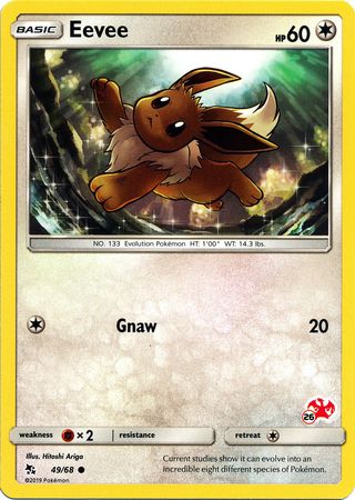 Eevee (49/68) (Charizard Stamp #26) [Battle Academy 2020] - PCA Designer Toys