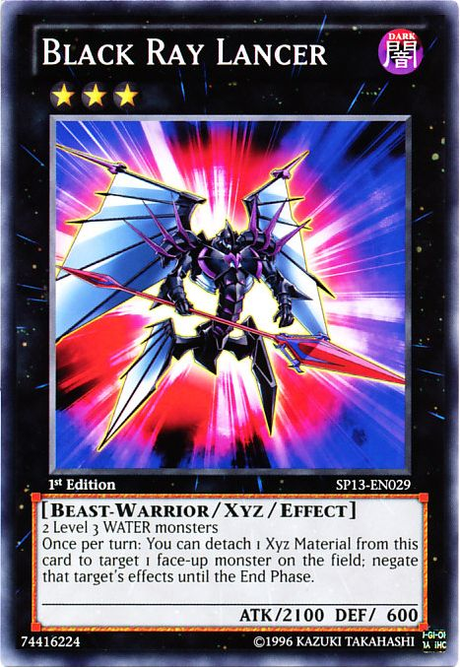 Black Ray Lancer [SP13-EN029] Common - PCA Designer Toys