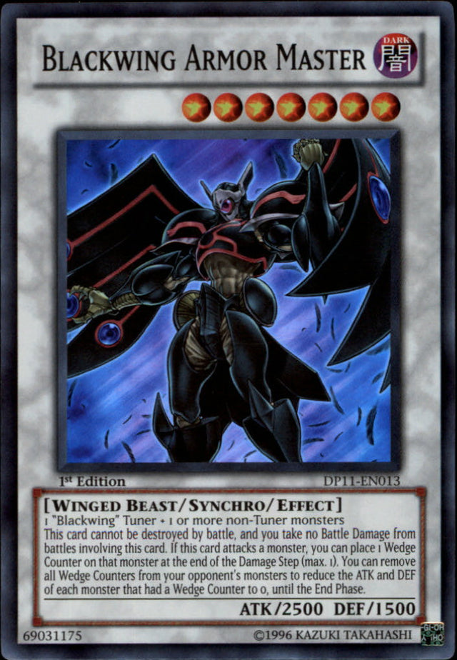 Blackwing Armor Master [DP11-EN013] Super Rare - PCA Designer Toys