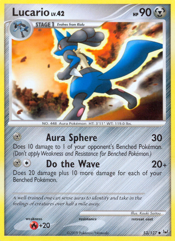 Lucario (53/127) [Platinum: Base Set] - PCA Designer Toys