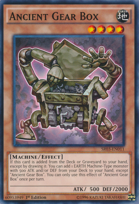 Ancient Gear Box [SR03-EN011] Common - PCA Designer Toys