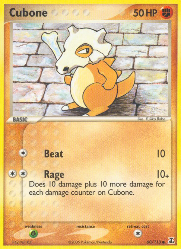 Cubone (60/113) [EX: Delta Species] - PCA Designer Toys