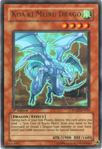 Koa'ki Meiru Drago [RGBT-EN024] Ultra Rare - PCA Designer Toys