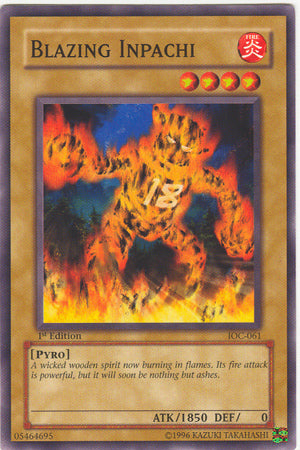 Blazing Inpachi [IOC-061] Common - PCA Designer Toys