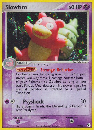 Slowbro (14/112) [EX: FireRed & LeafGreen] - PCA Designer Toys