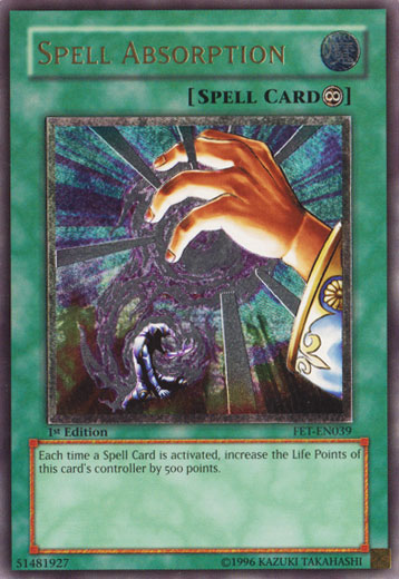 Spell Absorption [FET-EN039] Ultimate Rare - PCA Designer Toys