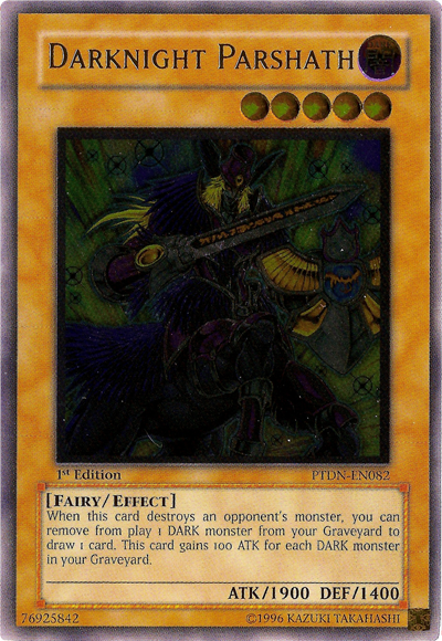 Darknight Parshath [PTDN-EN082] Ultimate Rare - PCA Designer Toys