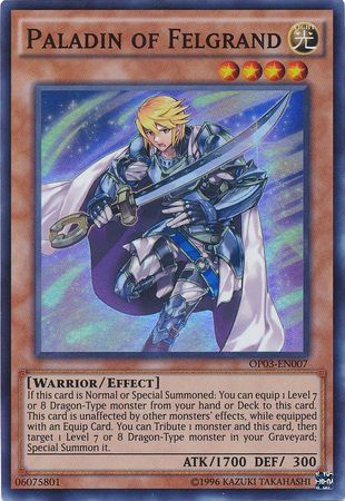 Paladin of Felgrand [OP03-EN007] Super Rare - PCA Designer Toys