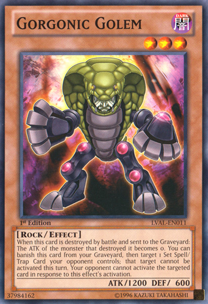 Gorgonic Golem [LVAL-EN011] Common - PCA Designer Toys