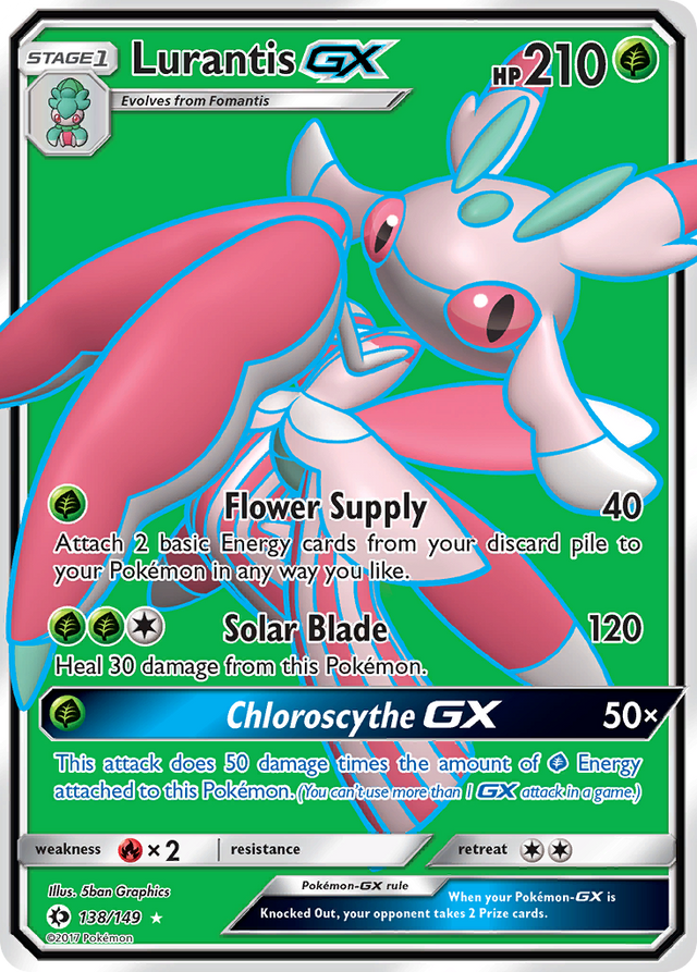 Lurantis GX (138/149) [Sun & Moon: Base Set] - PCA Designer Toys