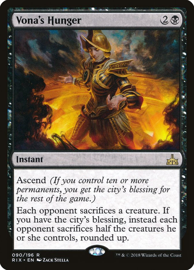 Vona's Hunger [Rivals of Ixalan] - PCA Designer Toys