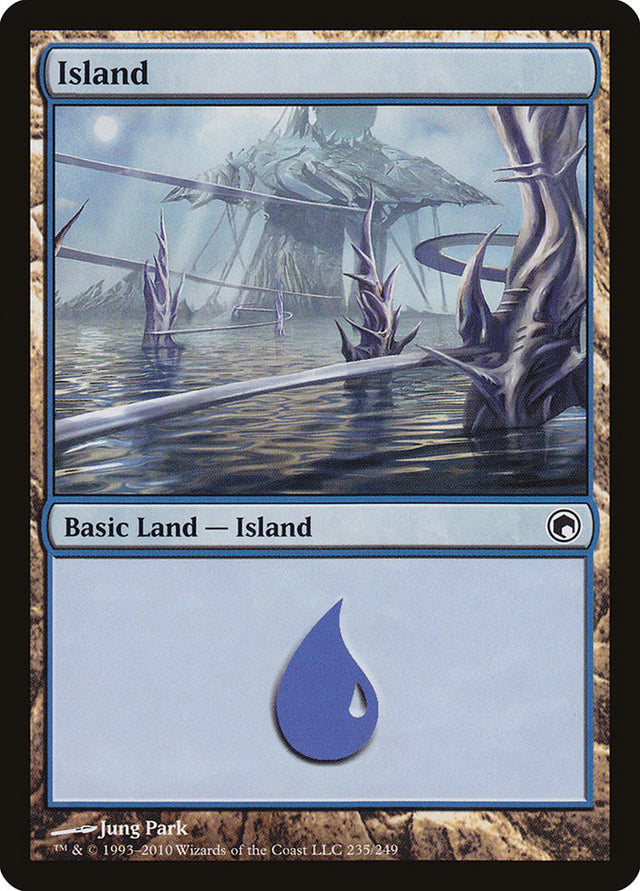 Island (235) [Scars of Mirrodin] - PCA Designer Toys