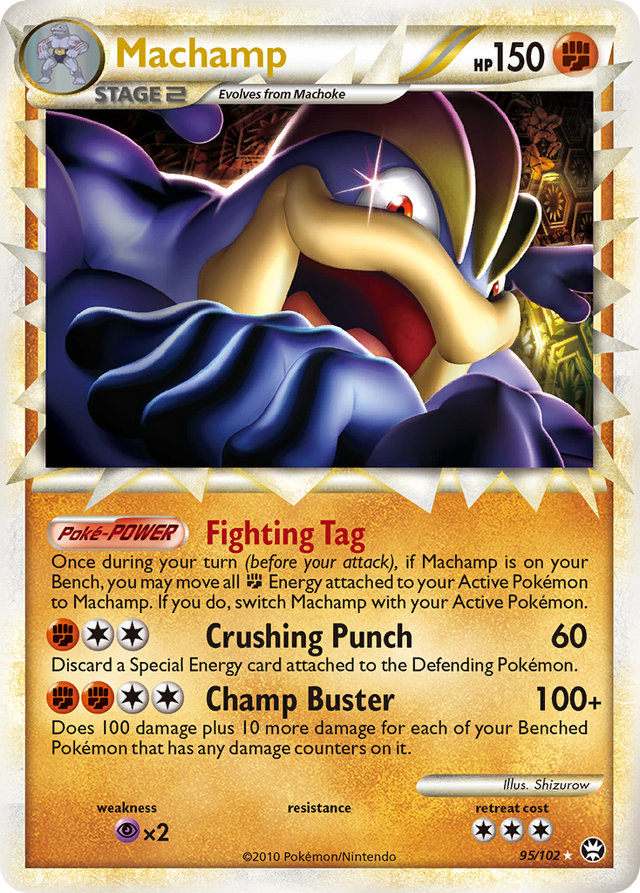 Machamp (95/102) [HeartGold & SoulSilver: Triumphant] - PCA Designer Toys