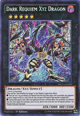 Dark Requiem Xyz Dragon [INOV-EN049] Secret Rare - PCA Designer Toys