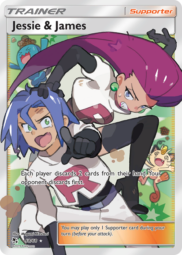 Jessie & James (68/68) [Sun & Moon: Hidden Fates] - PCA Designer Toys