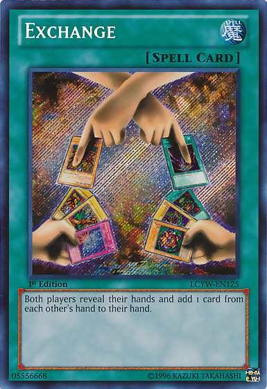Exchange [LCYW-EN125] Secret Rare - PCA Designer Toys
