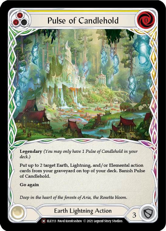 Pulse of Candlehold [U-ELE113] (Tales of Aria Unlimited)  Unlimited Normal - PCA Designer Toys