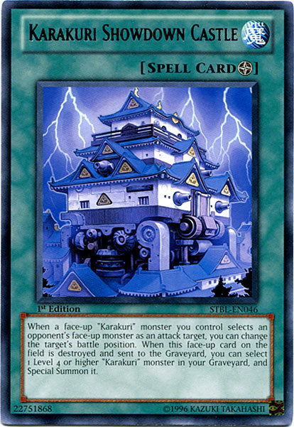 Karakuri Showdown Castle [STBL-EN046] Rare - PCA Designer Toys