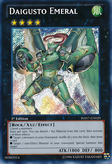 Daigusto Emeral [HA07-EN020] Secret Rare - PCA Designer Toys