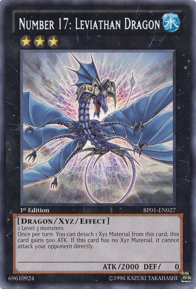 Number 17: Leviathan Dragon [BP01-EN027] Rare - PCA Designer Toys