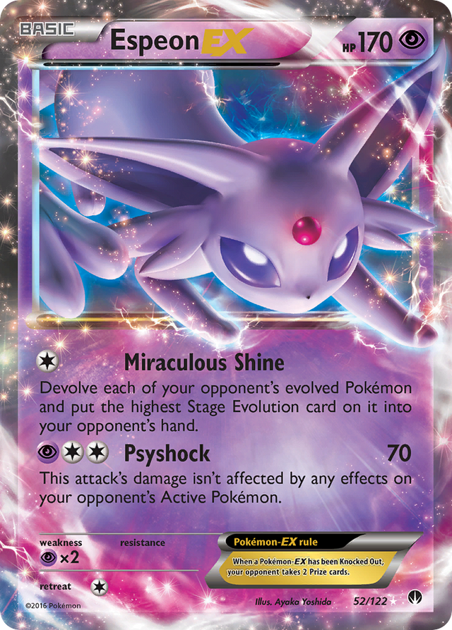 Espeon EX (52/122) [XY: BREAKpoint] - PCA Designer Toys