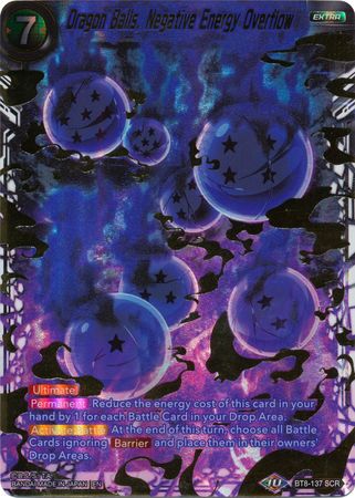 Dragon Balls, Negative Energy Overflow (BT8-137) [Malicious Machinations] - PCA Designer Toys