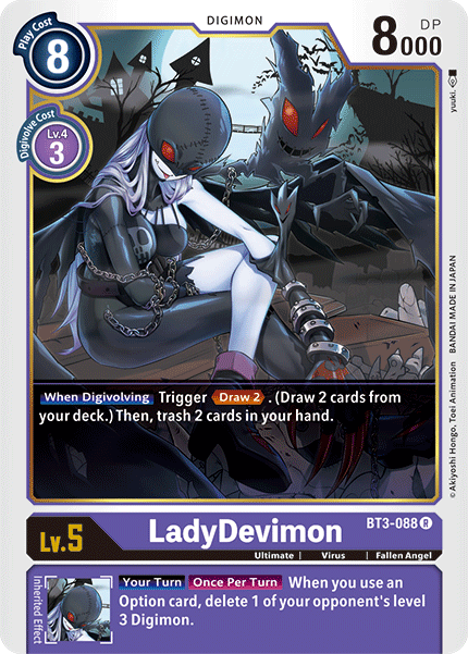 LadyDevimon [BT3-088] [Release Special Booster Ver.1.5] - PCA Designer Toys