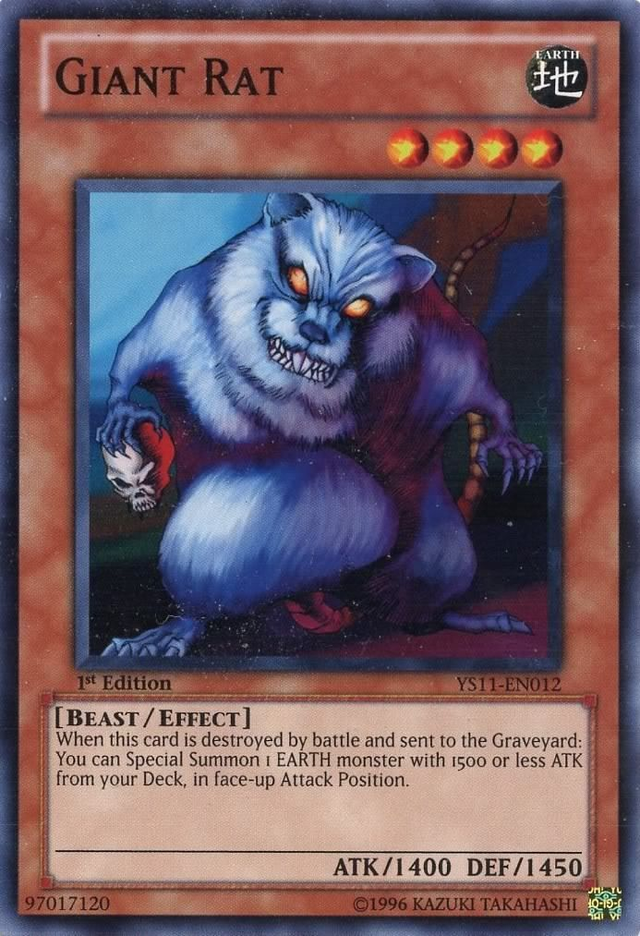 Giant Rat [YS11-EN012] Common - PCA Designer Toys