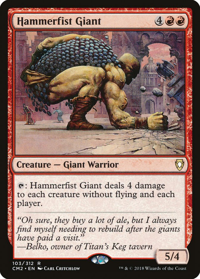 Hammerfist Giant [Commander Anthology Volume II] - PCA Designer Toys