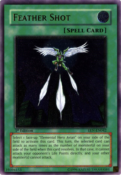 Feather Shot [EEN-EN042] Ultimate Rare - PCA Designer Toys