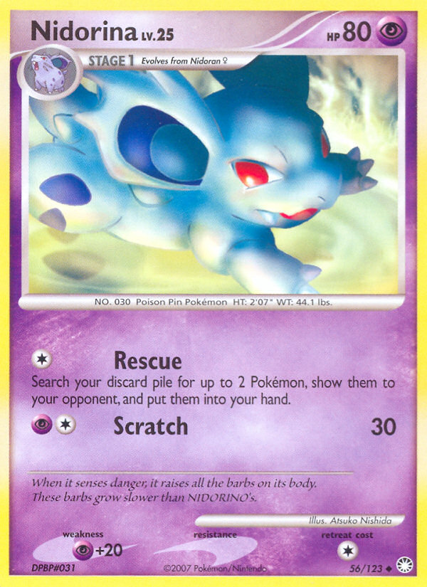Nidorina (56/123) [Diamond & Pearl: Mysterious Treasures] - PCA Designer Toys