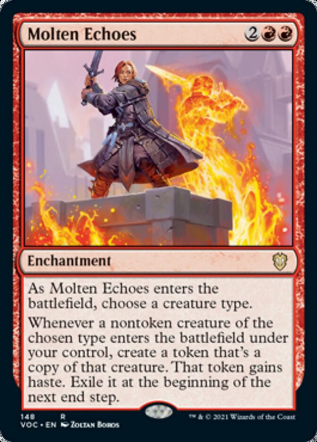 Molten Echoes [Innistrad: Crimson Vow Commander] - PCA Designer Toys