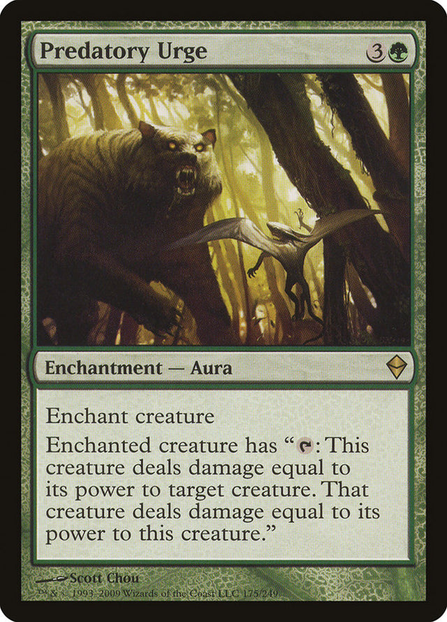 Predatory Urge [Zendikar] - PCA Designer Toys