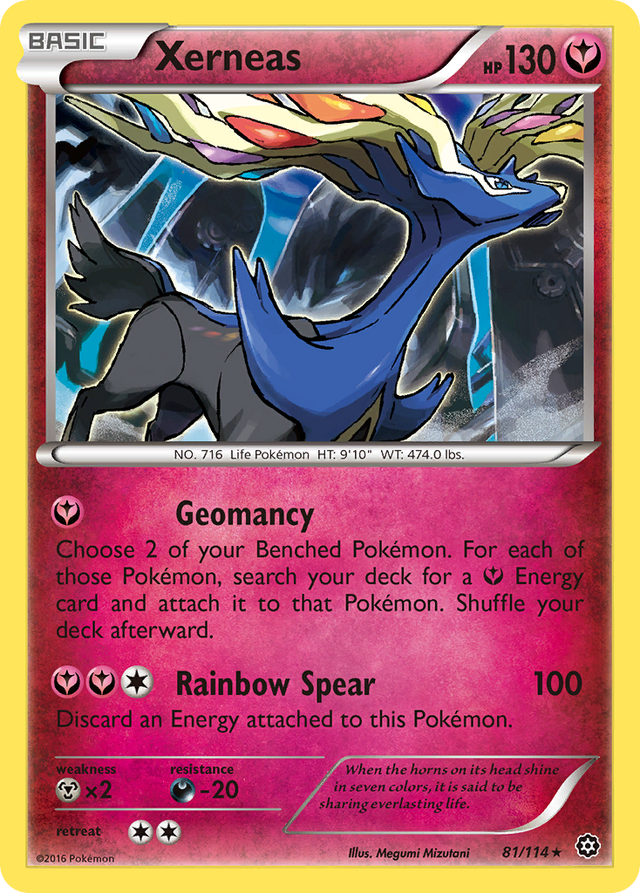 Xerneas (81/114) [XY: Steam Siege] - PCA Designer Toys