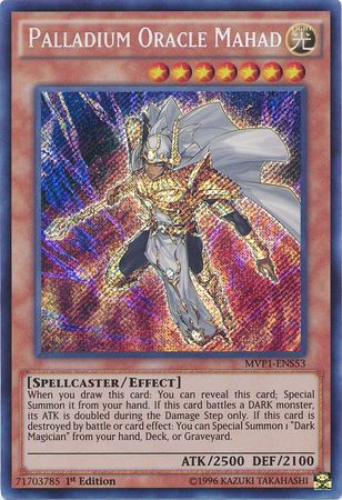 Palladium Oracle Mahad [MVP1-ENS53] Secret Rare - PCA Designer Toys