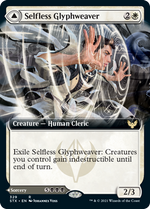 Selfless Glyphweaver // Deadly Vanity (Extended Art) [Strixhaven: School of Mages] - PCA Designer Toys