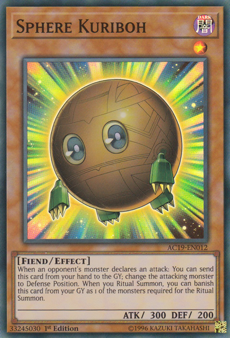Sphere Kuriboh [AC19-EN012] Super Rare - PCA Designer Toys