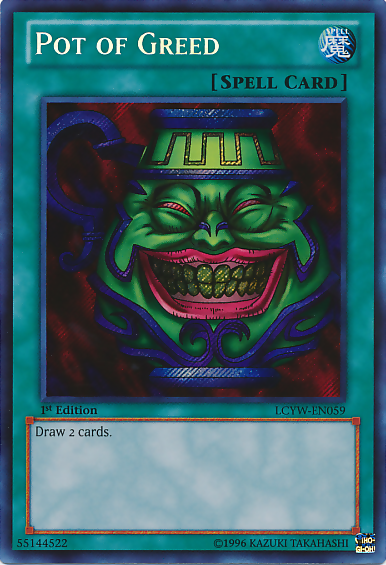 Pot of Greed [LCYW-EN059] Secret Rare - PCA Designer Toys