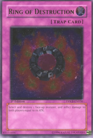 Ring of Destruction [DPKB-EN036] Ultimate Rare - PCA Designer Toys