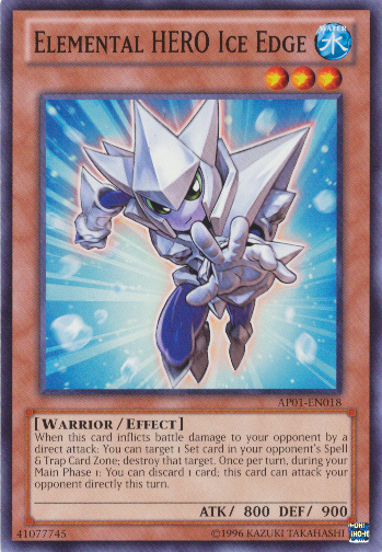 Elemental HERO Ice Edge [AP01-EN018] Common - PCA Designer Toys