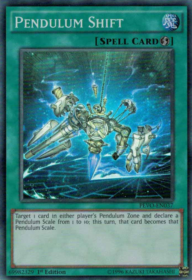 Pendulum Shift [PEVO-EN037] Super Rare - PCA Designer Toys