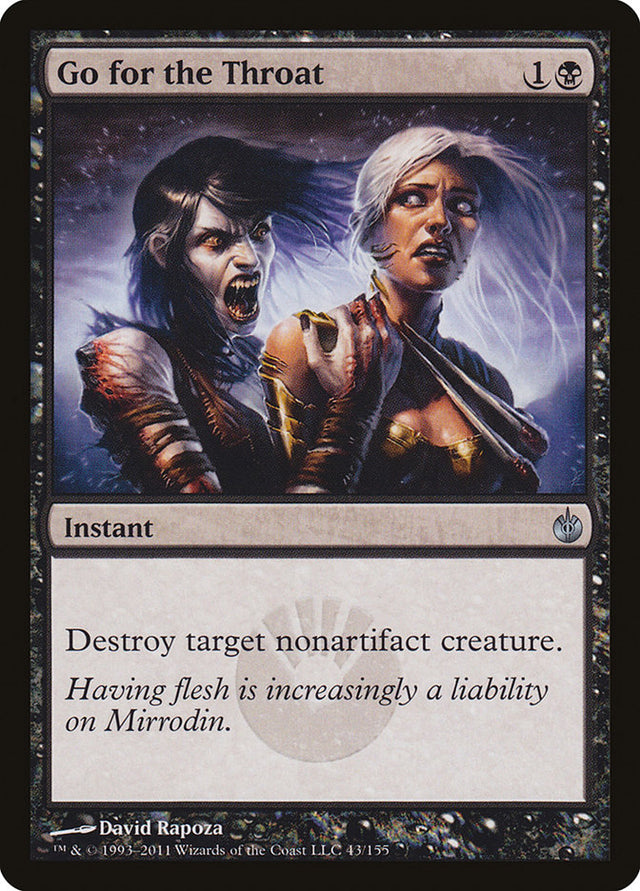 Go for the Throat [Mirrodin Besieged] - PCA Designer Toys