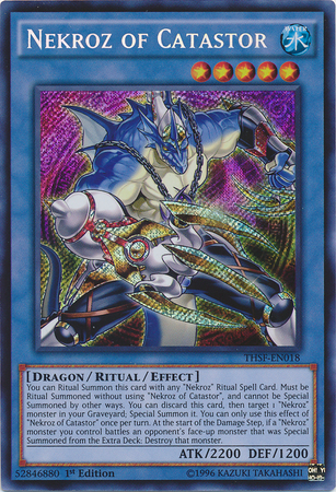 Nekroz of Catastor [THSF-EN018] Secret Rare - PCA Designer Toys