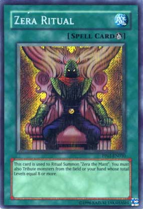 Zera Ritual [PP01-EN010] Secret Rare - PCA Designer Toys