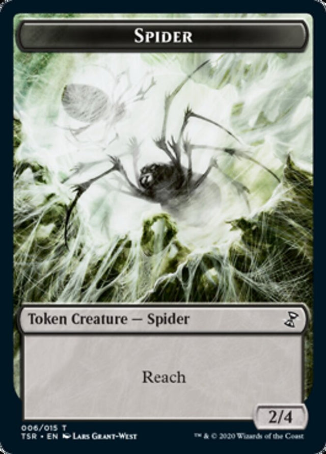 Spider Token [Time Spiral Remastered Tokens] - PCA Designer Toys