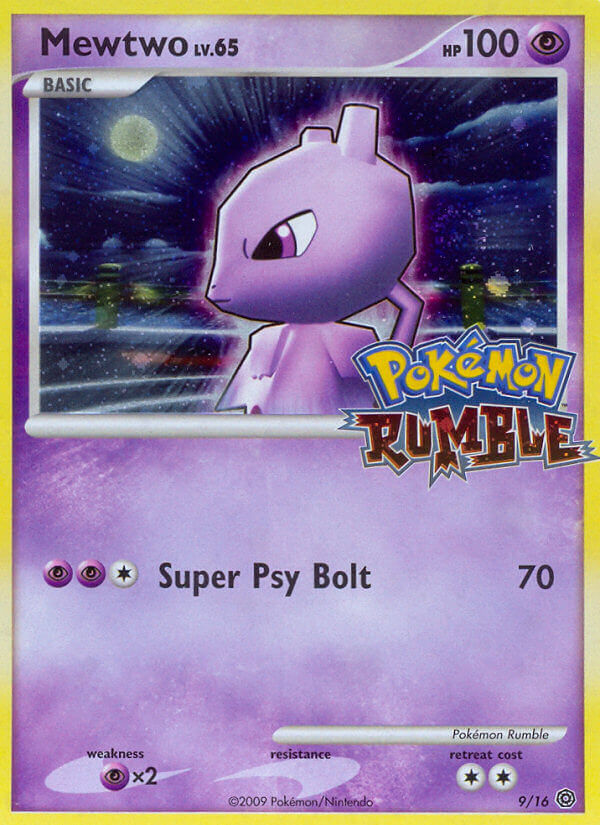 Mewtwo (9/16) [Pokémon Rumble] - PCA Designer Toys