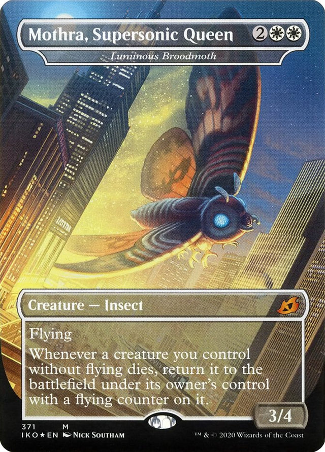Luminous Broodmoth - Mothra, Supersonic Queen (Godzilla Series) [Ikoria: Lair of Behemoths] - PCA Designer Toys
