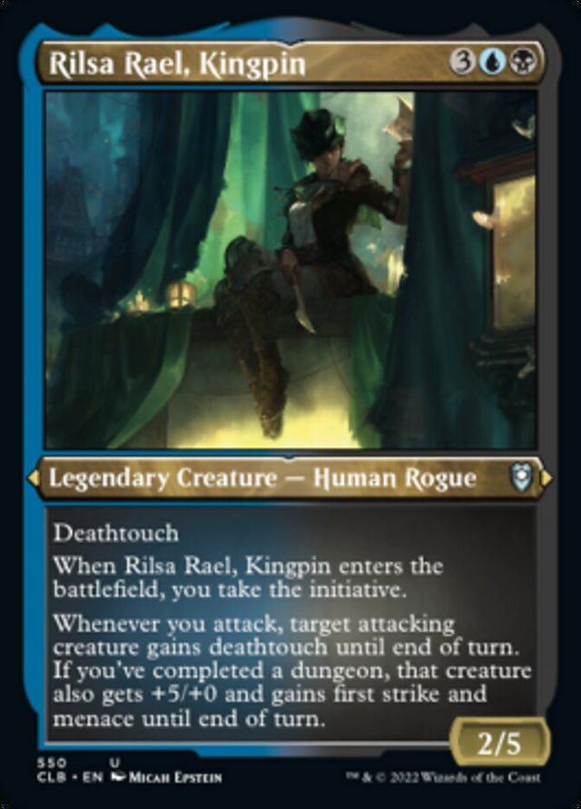Rilsa Rael, Kingpin (Foil Etched) [Commander Legends: Battle for Baldur's Gate] - PCA Designer Toys