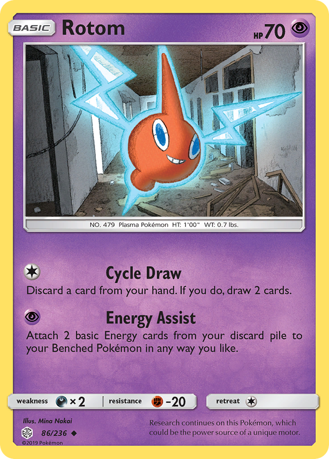 Rotom (86/236) [Sun & Moon: Cosmic Eclipse] - PCA Designer Toys