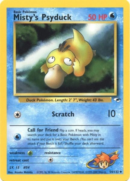 Misty's Psyduck (54/132) [Gym Heroes Unlimited] - PCA Designer Toys